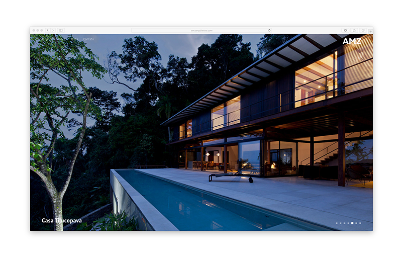 AMZ Arquitetos — Website, imagem 5