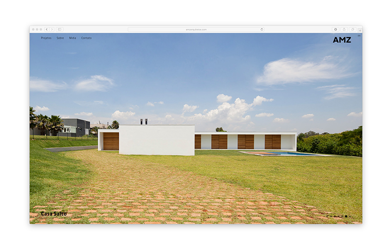 AMZ Arquitetos — Website, imagem 6