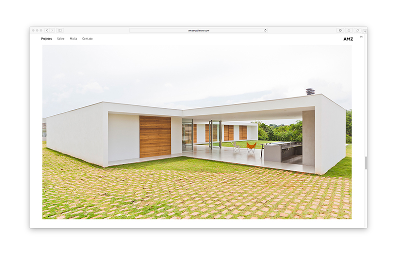 AMZ Arquitetos — Website, imagem 12