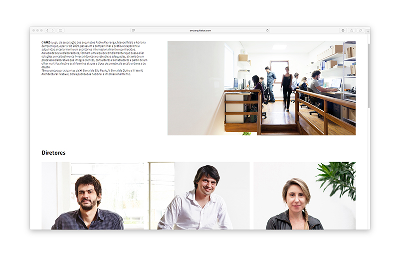 AMZ Arquitetos — Website, imagem 19