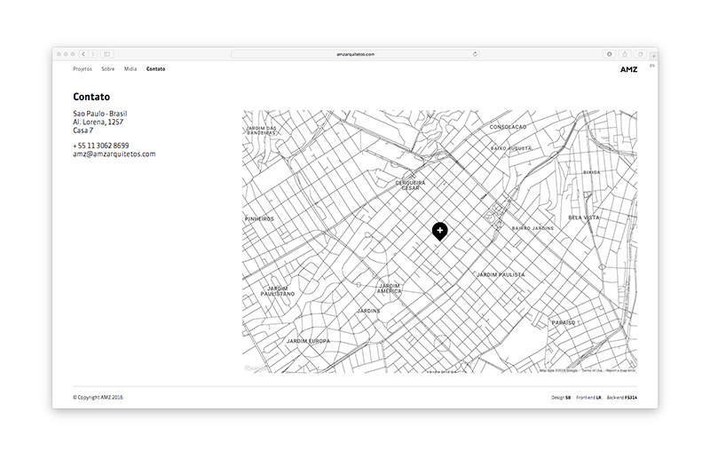 AMZ Arquitetos — Website, imagem 21