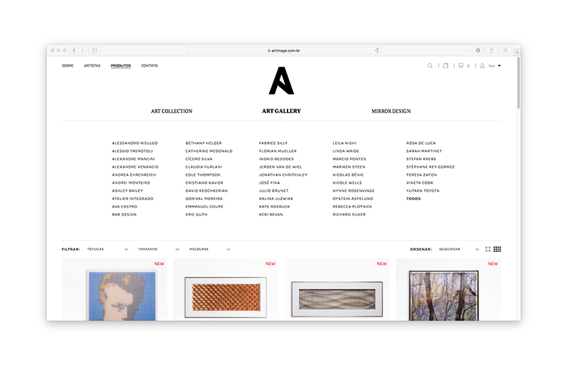 Artimage — E-commerce, imagem 10