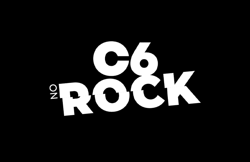 C6 no Rock — Logo