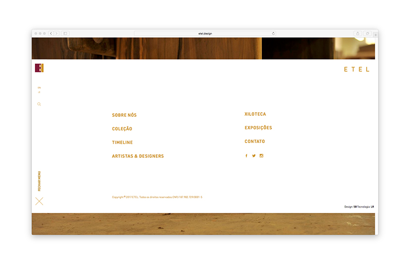 ETEL — Website, imagem 5