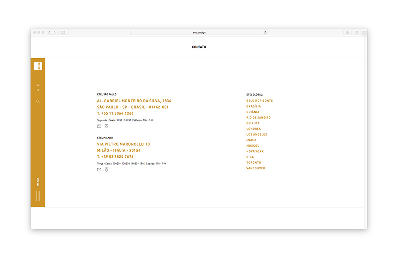 ETEL — Website, imagem 22