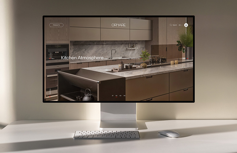 Ornare — Website, imagem 1