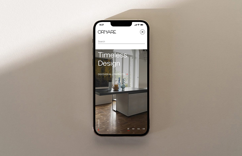 Ornare — Website, imagem 17