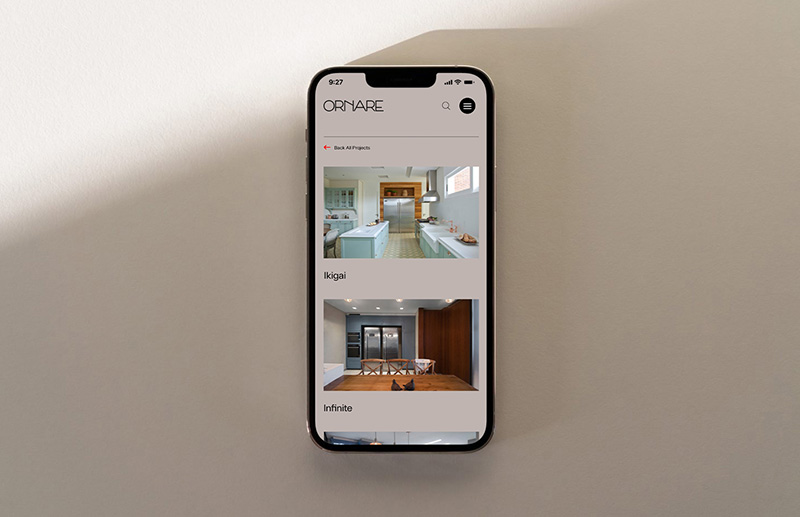Ornare — Website, imagem 19