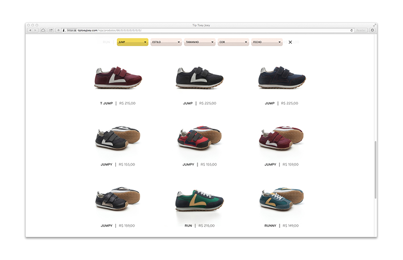 Tip Toey Joey — E-commerce, imagem 12
