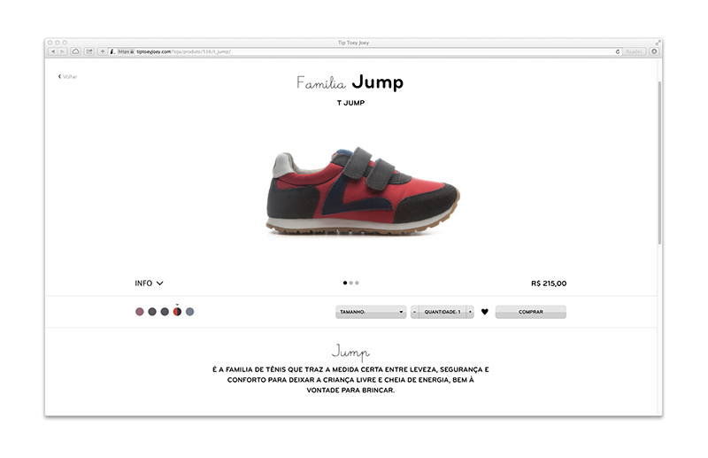 Tip Toey Joey — E-commerce, imagem 16